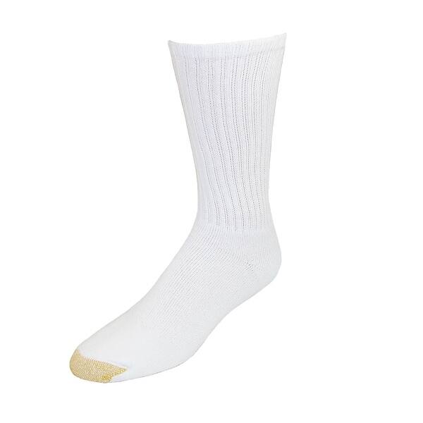 Shop Gold Toe Men S Ultra Tec Crew Socks 3 Pair Pack Overstock