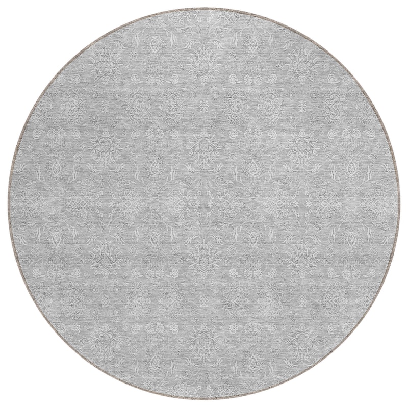 HomeRoots Floral Transitional Rectangle Outdoor Rug