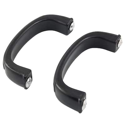 2x Black Bakelite Lid Top Handle for Chef Pan Cookware - 4.1" x 0.6" x 0.3" (L * W * H )