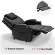 preview thumbnail 27 of 45, Mcombo Electric Power Recliner Chair with Massage and Heat, Faux Leather 7050
