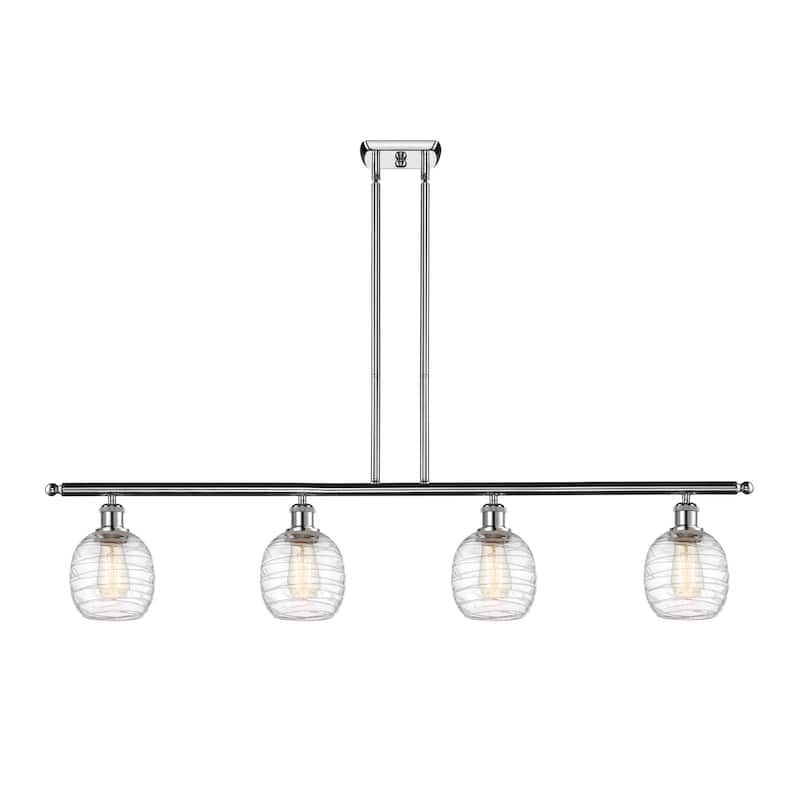 Innovations Lighting 516-4I-10-48 Belfast Linear Belfast 4 Light 48" - Polished Chrome / Deco Swirl