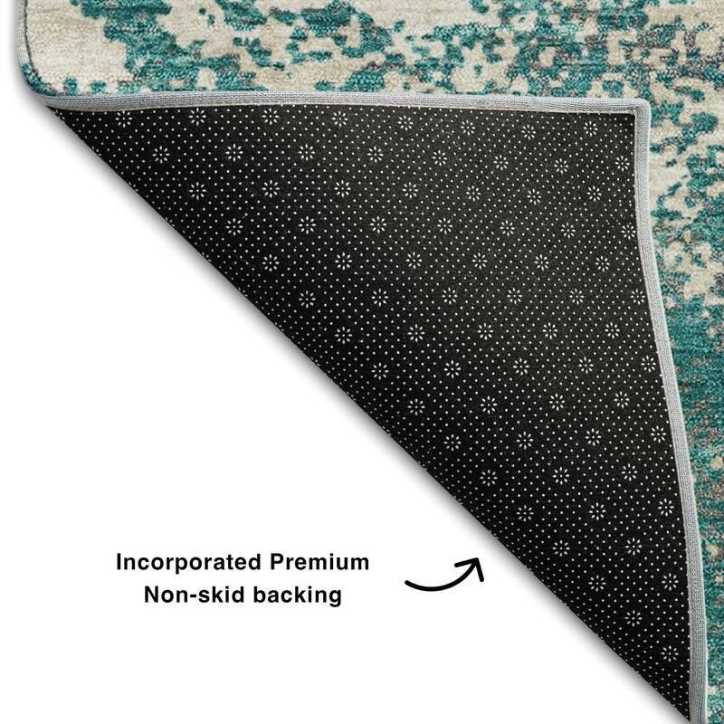Premium Washable Super Soft Abstract Solid Mayfield Rug
