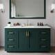 Option Green / Giotto Quartz Top / Brushed Gold Hardware