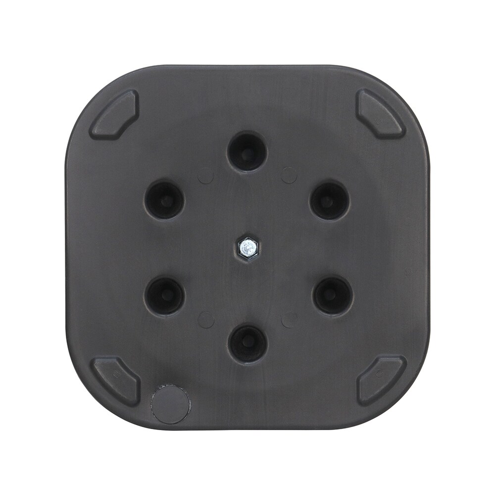 24 lb. Square Patio Umbrella Base - Black - Overstock - 40325336