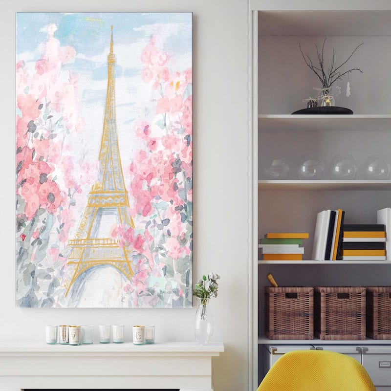 "Pastel Paris III" by Danhui Nai Print on Canvas
