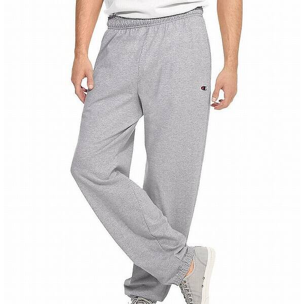 Shop Champion Oxford Gray Mens Size Xl Light Weight Jersey Sweat Pants Overstock 27287031