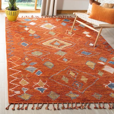 SAFAVIEH Hand-knotted Kenya Antoneta Southwestern Tribal Wool Rug