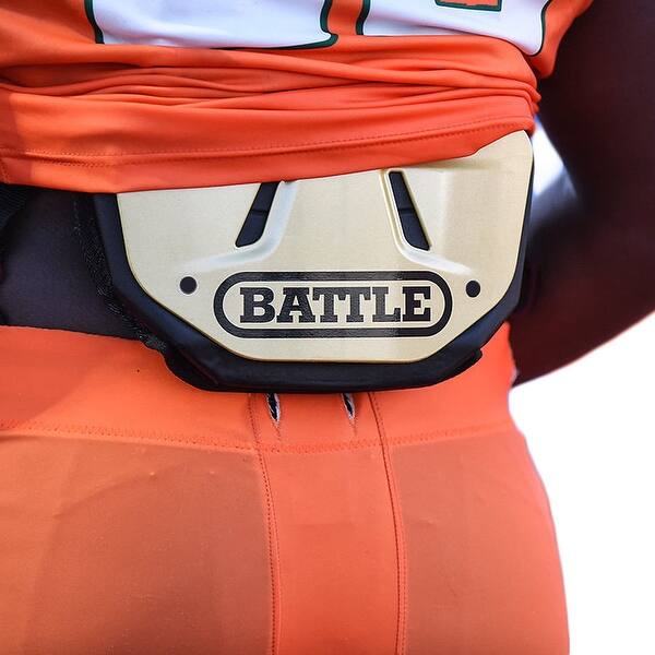 Shop Battle Sports Science Youth Chrome Protective Football Back