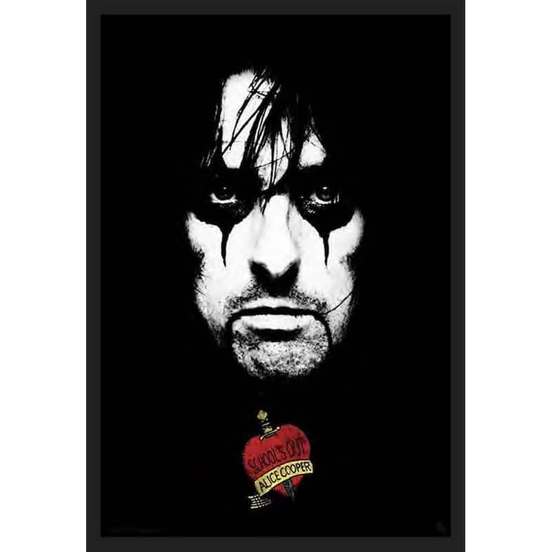 Alice Cooper Schools Out Framed Poster - 24 x 36 Inch
