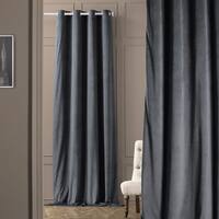 Buy Grey Velvet Curtains Drapes Online At Overstock Our Best Window Treatments Deals