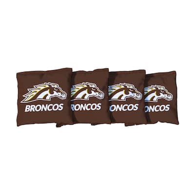 Western Michigan Brown Cornhole Bags