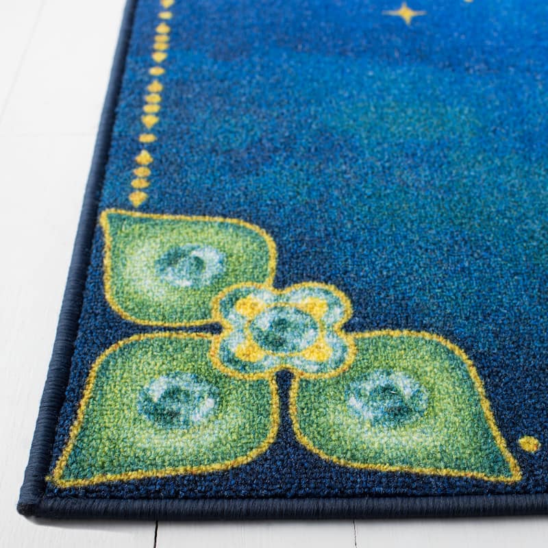 SAFAVIEH Machine Washable Slip Resistant Collection Inspired By Disney's Live Action Film Aladdin- Aladdin and Jasmine Rug