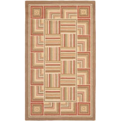 SAFAVIEH Handmade Chelsea Nayeli French Country Wool Rug