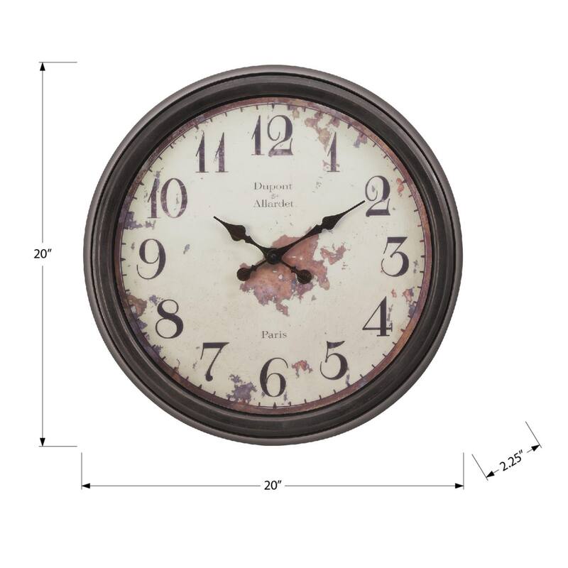 20" Round Wall Clock