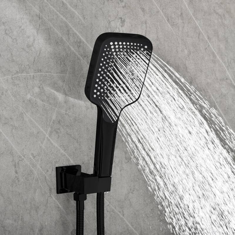 KISRAIS 3 Way Waterfall & Rainfall Faucet Shower System