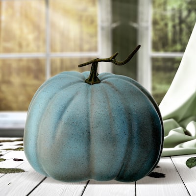 11" Latex Harvest Vine Pumpkin