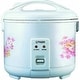 preview thumbnail 1 of 1, Tiger JNP-1000-FL 5.5-Cup Rice Cooker and Warmer, Floral White White