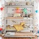 preview thumbnail 1 of 22, Modern Twin Size Metal Triple Bunk Bed With Twin Size Trundle,Sturdy Structure For Bedroom White