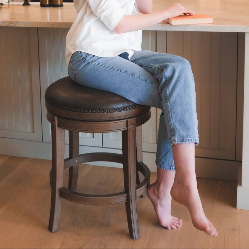 Maven Lane 26" Alexander Backless Counter Height Kitchen Stool