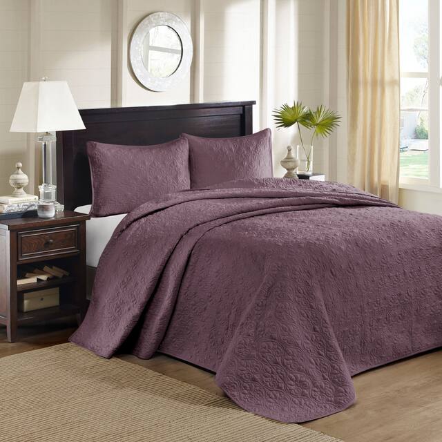 Madison Park Mansfield Reversible Bedspread Set