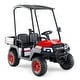 preview thumbnail 10 of 40, Kids Ride On Golf Cart with Remote 24V Rechargeable Battery USB Music and Sun Awning - 53.5" × 28" × 45" (L x W x H)