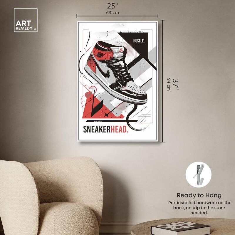 Stylish Sneakerhead Canvas by Art Remedy
