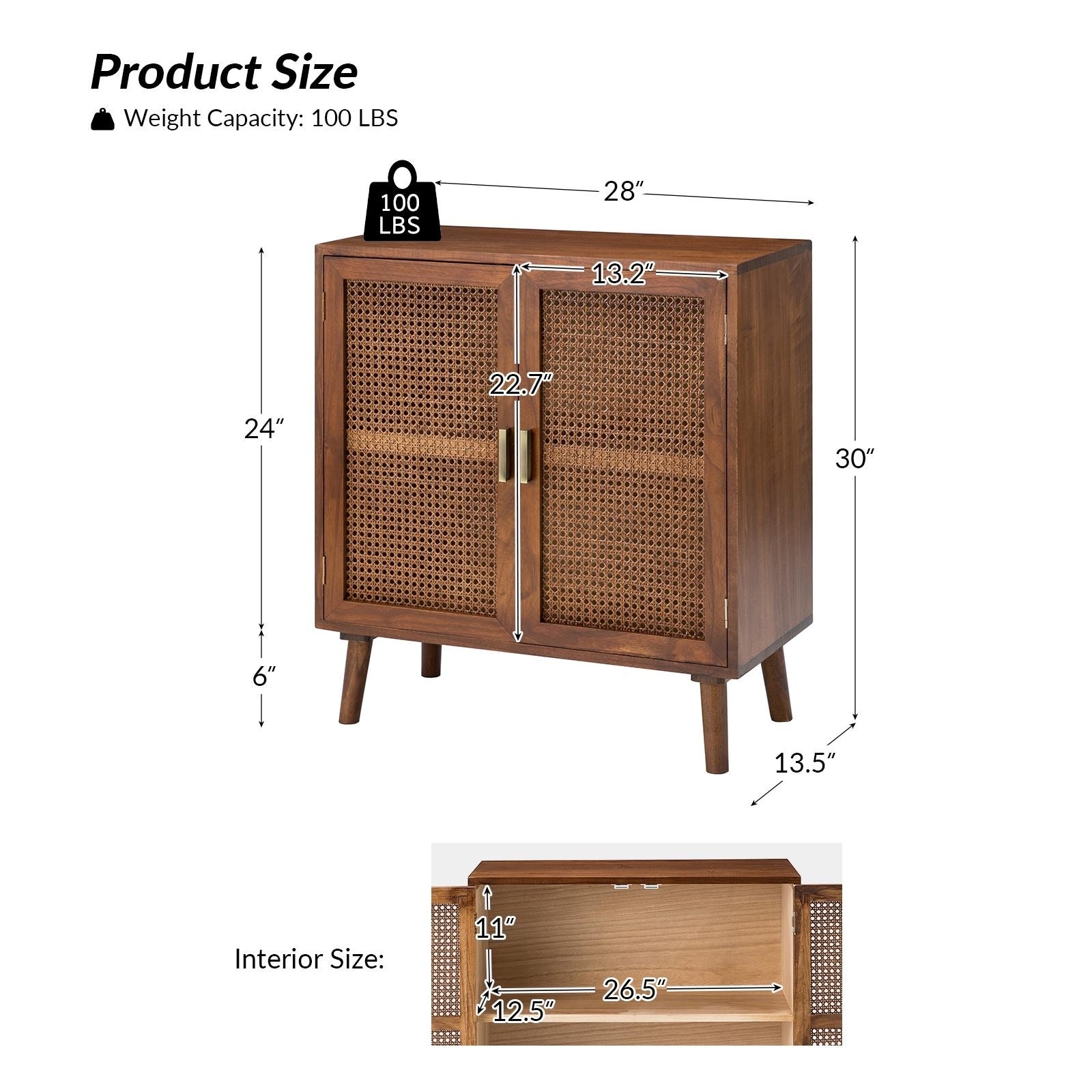 送料無料 お Borsippa 2-Door Accent Cabinet with Shelves by HULALA HOME ボクシング