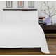 Superior Wrinkle-resistant Embroidered Microfiber Deep Sheet Set - Twin XL - White
