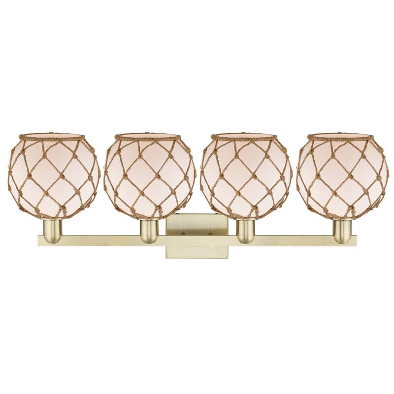 Innovations Lighting Endless Possibilities Arcadia - Farmhouse Rope - 4 Light 35" Bath Vanity Light