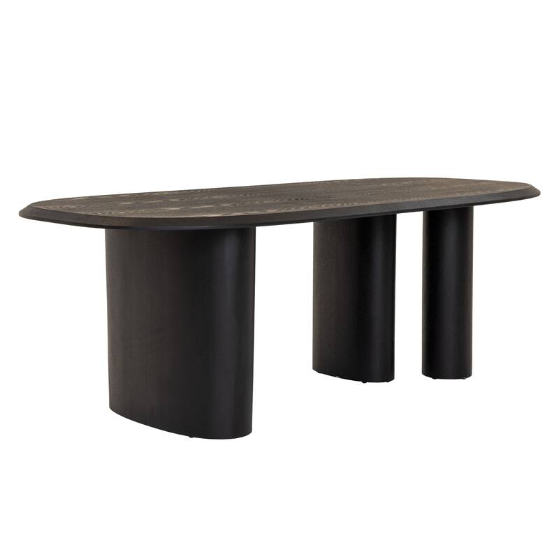 Modrest Summit Modern 87" Black Ash Dining Table