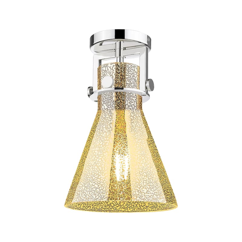 Innovations Lighting 411-1F-12-8 Newton Cone Flush Mount Newton Cone