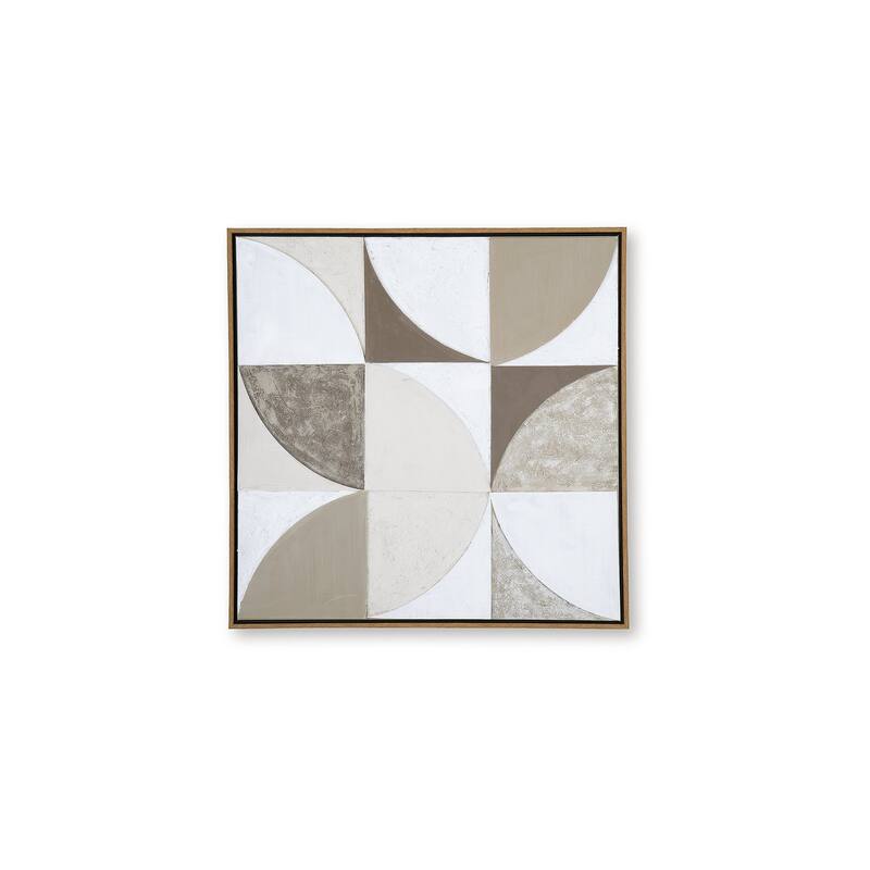 Signature Design by Ashley Harelman Beige/White Wall Art