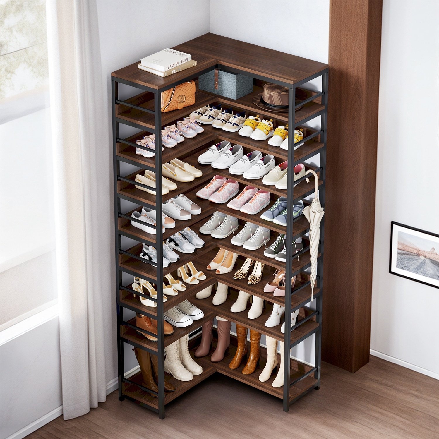 9-Tier-Corner-Shoe-Rack,-