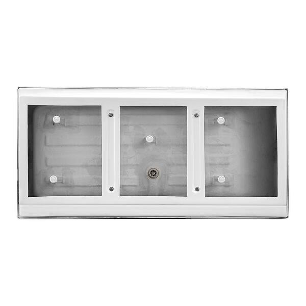 Shop Ove Decors Eleanor 70 In White Freestanding Bathtub