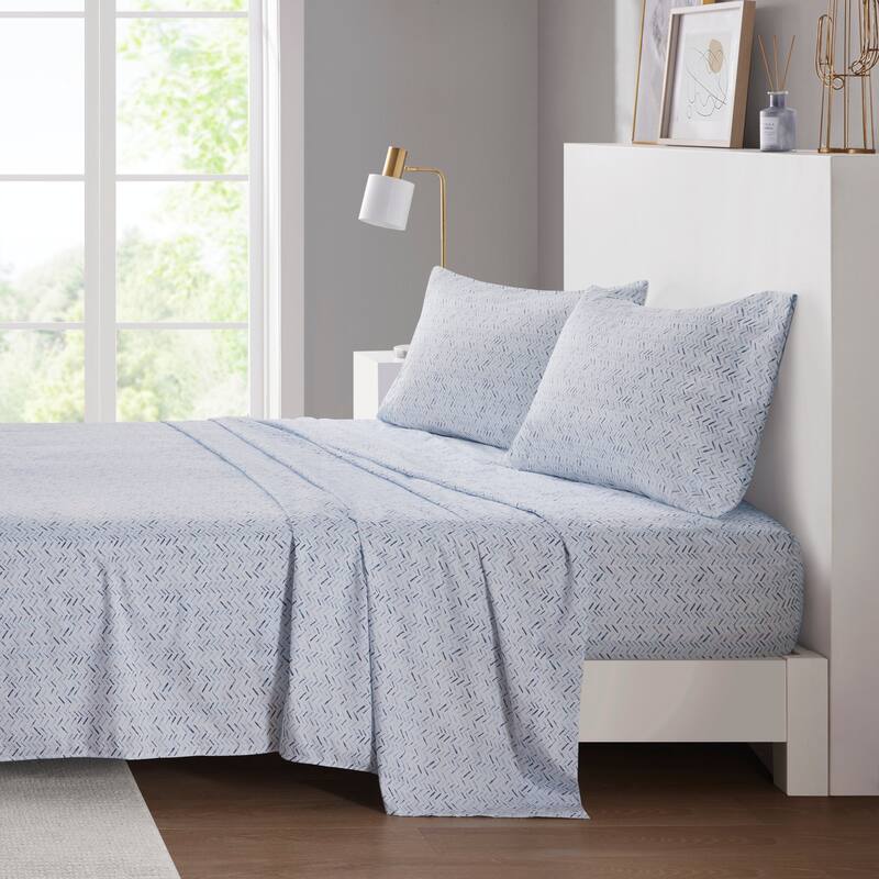 Intelligent Design Printed Microfiber Sheet Set