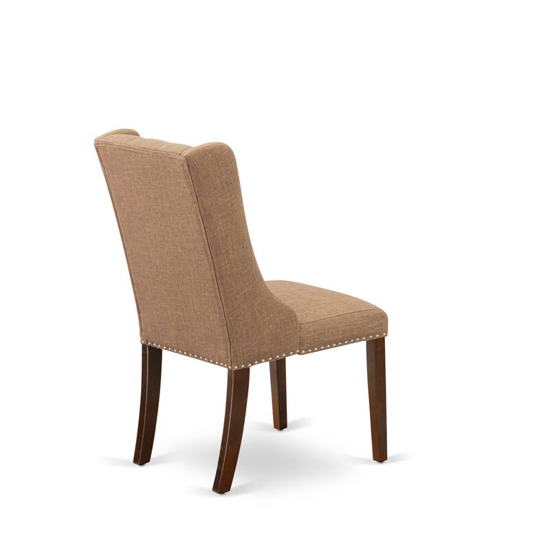 East West Furniture Dining Table Set Contains a Rectangle Dinner Table and Dining Chairs (Pieces And Finish Color Options)