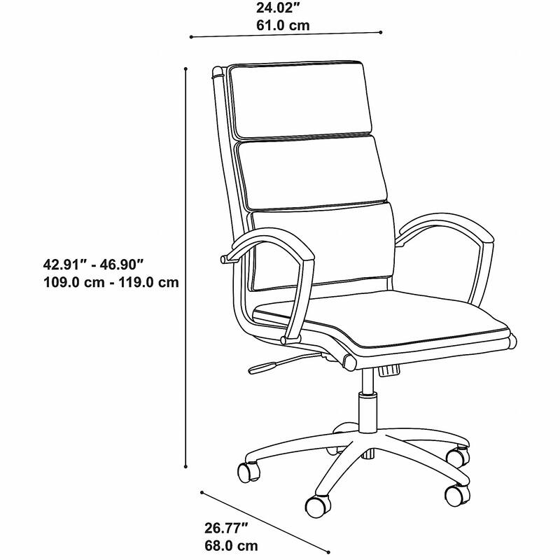 Studio C High Back Leather Executive Chair by Bush Business Furniture