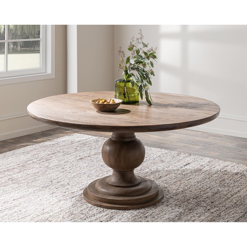 Classic Home Hera Mango Wood Round Dining Table