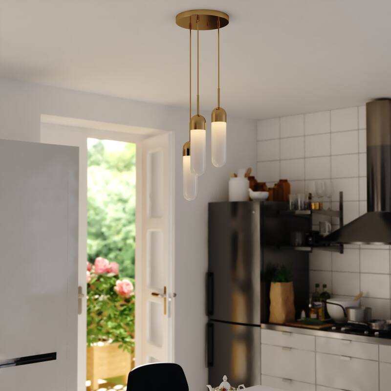 Vaxcel Lighting P0422 3 Light 10" Wide Suspension Mini Pendant