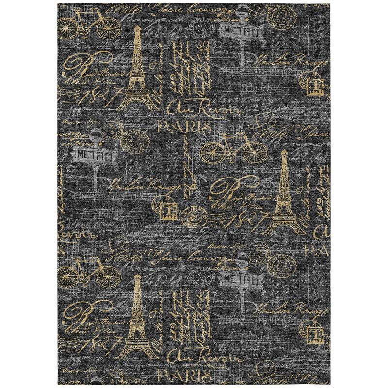 Machine Washable Indoor/ Outdoor Paris Chic Chantille Rug