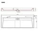 preview thumbnail 36 of 51, vidaXL Wash Basin Mineral Cast/Marble Cast White Washroom Sink Multi Sizes
