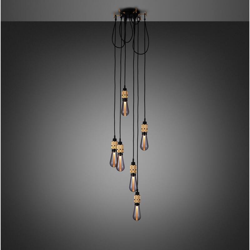 Buster + Punch NHK-05326 Hooked 6 Light 6" Wide Multi Light Pendant