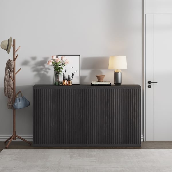 slide 2 of 46, Set of 3 Versatile Push to Open Side Cabinets for Modern Homes