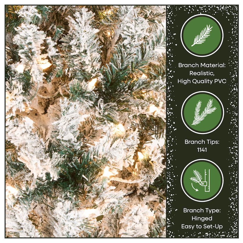 National Tree Company 9 ft Pre-Lit Acacia Artificial Christmas Tree with 500 Lights - 9 Foot