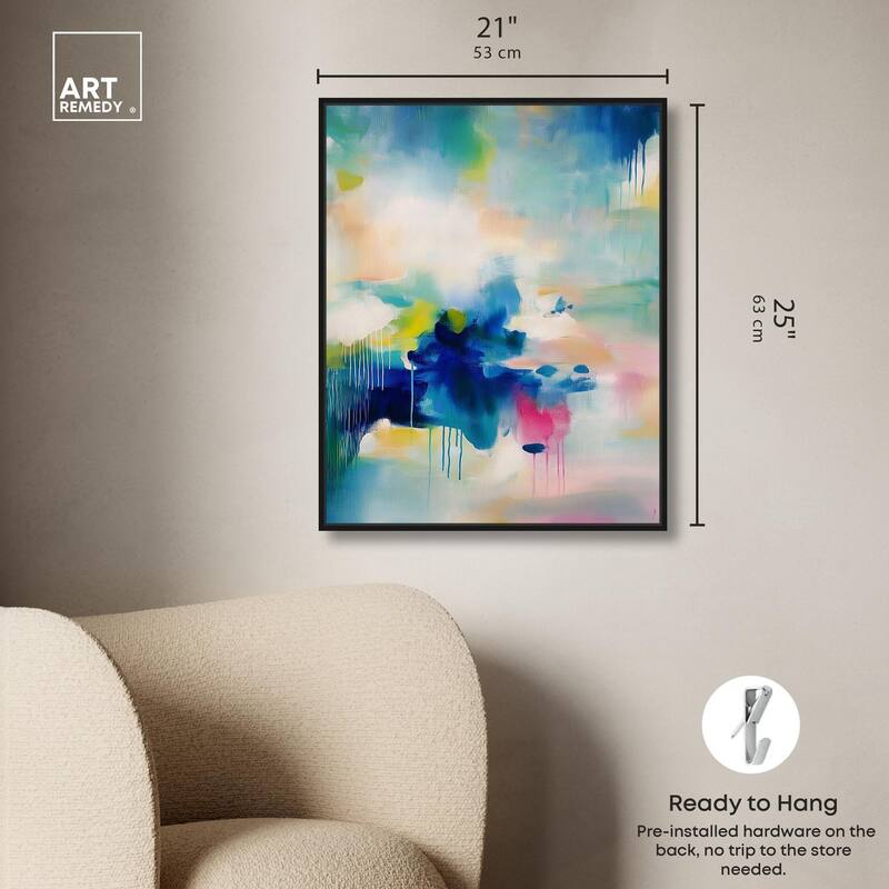 Prismatic Weeps Color II Canvas by Art Remedy