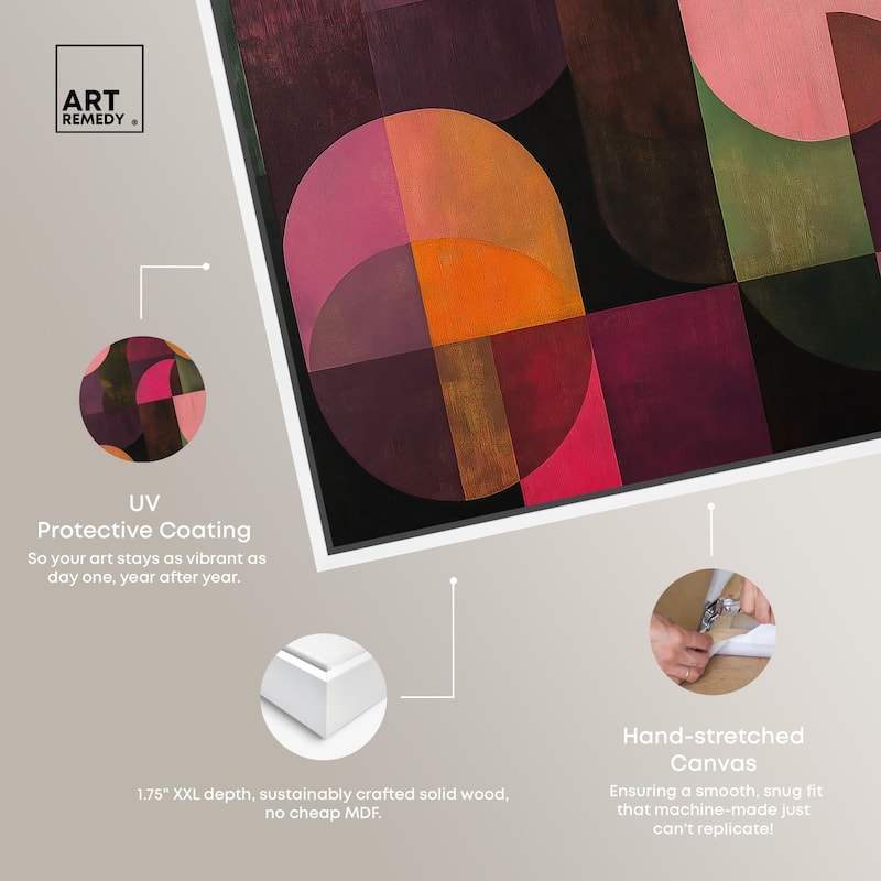 Bauhaus Romance Canvas by Art Remedy