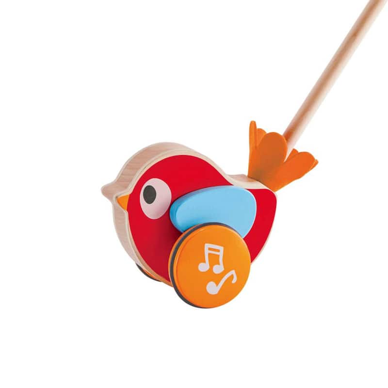 Hape Lilly Musical Push-Along Wooden Toddler Toy, Baby & Toddler