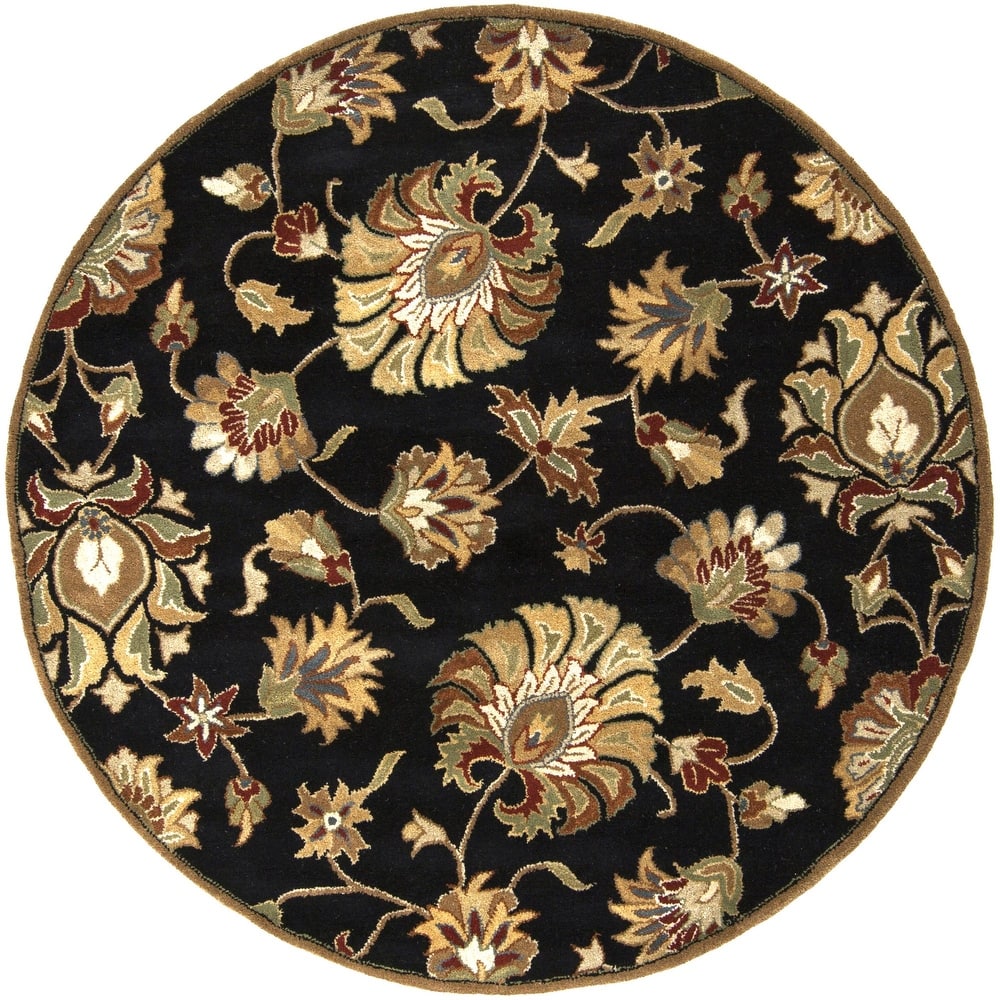 Livabliss Caesar Handmade Floral Wool Area Rug