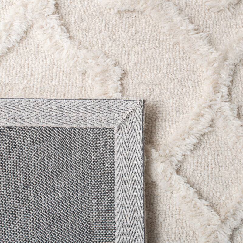 SAFAVIEH Handmade Casablanca Shag Beacon Wool Rug