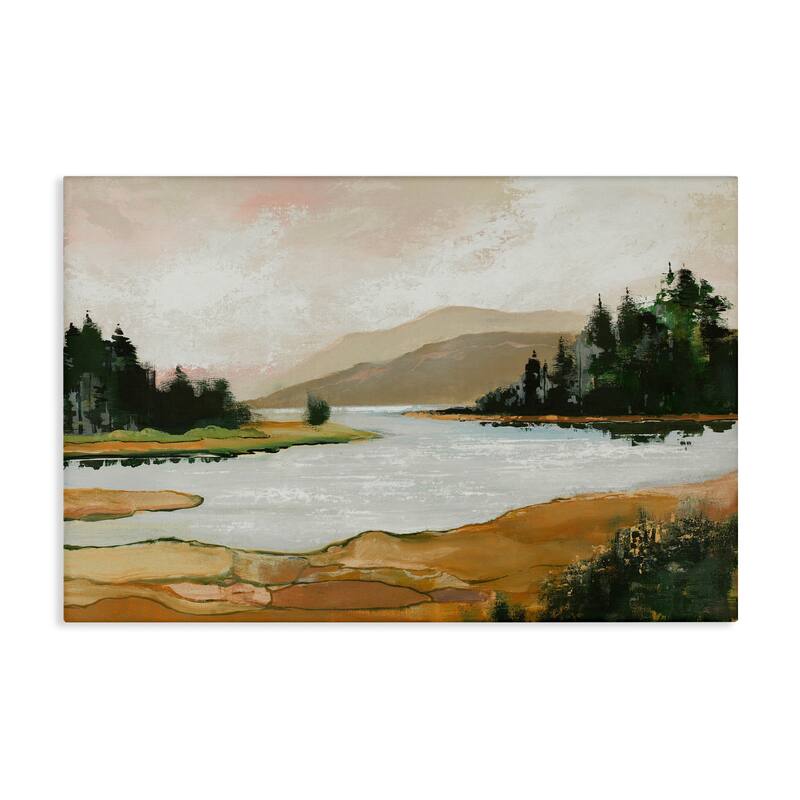 Stupell Relaxing Valley Lake Canvas Wall Art Design By Max Maxx - 36 x 24